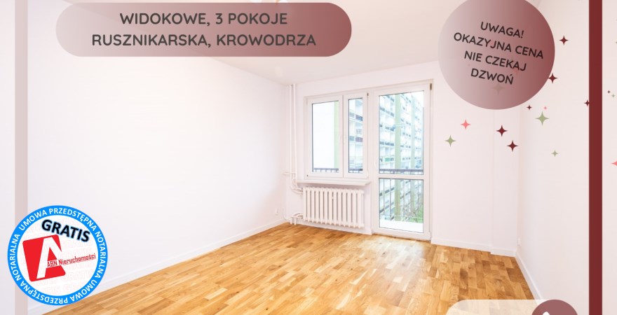 mieszkanie na sprzedaż - Kraków, Krowodrza, Krowodrza Górka, Rusznikarska